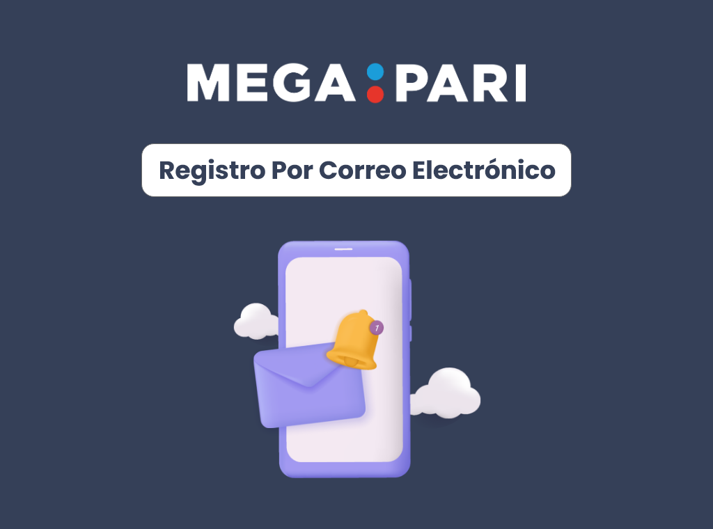 Registro en Megapari mediante correo electrónico
