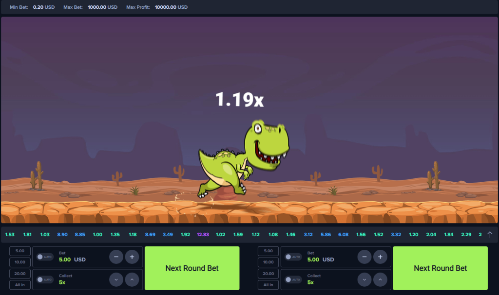 dino crash game