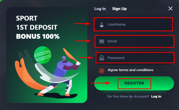 Cómo registrarse en JackBit